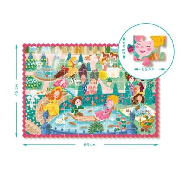 Dodo dėlionė vaikams Princesės (100 det.) - Image 4